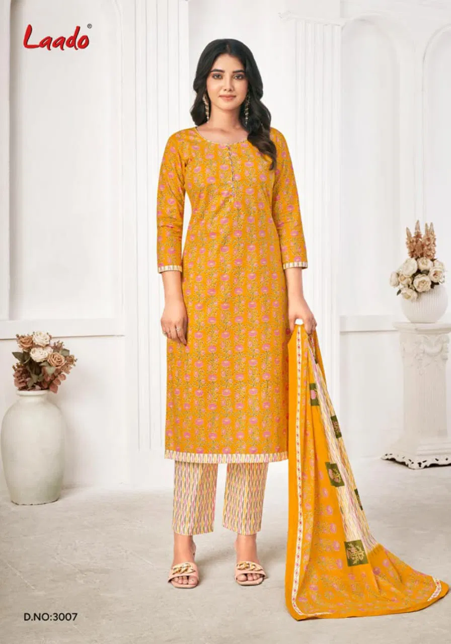 Princess Vol 3 By Laado Cotton Printed Dress Material Suppliers In India